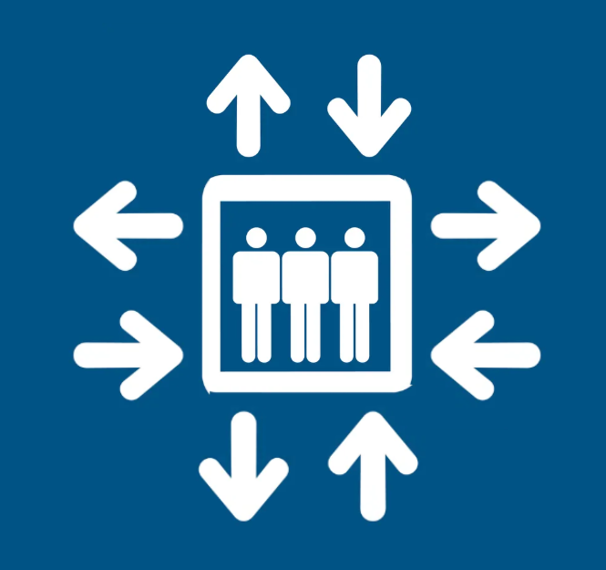 Ropeless Elevator Pictogram