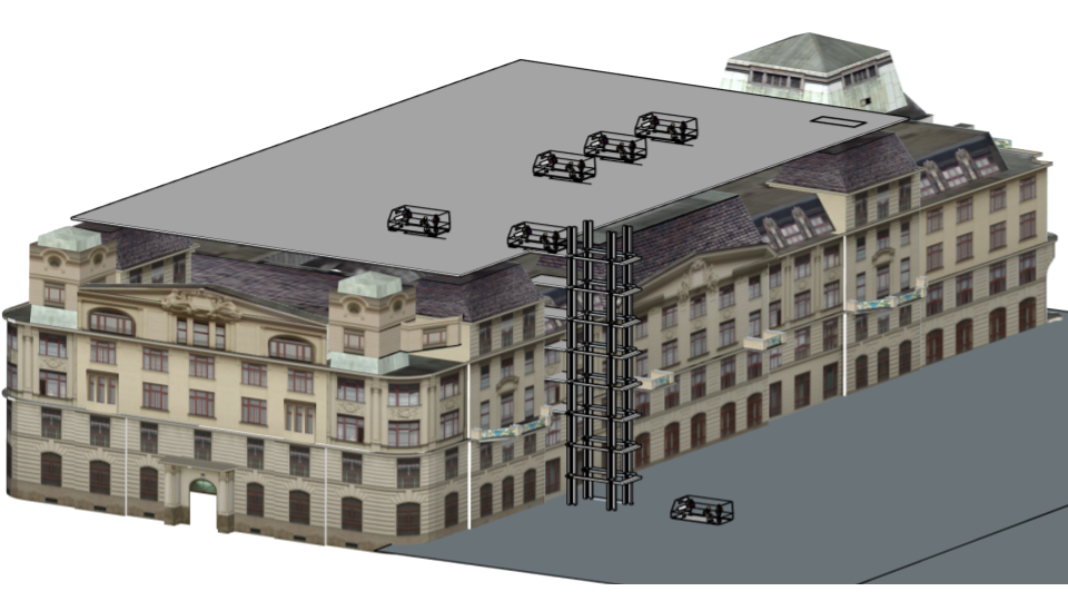 Rooftop Parking Konzept